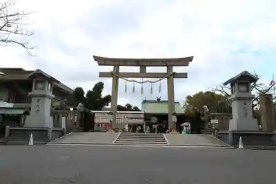 難波大社 生國魂神社の鳥居