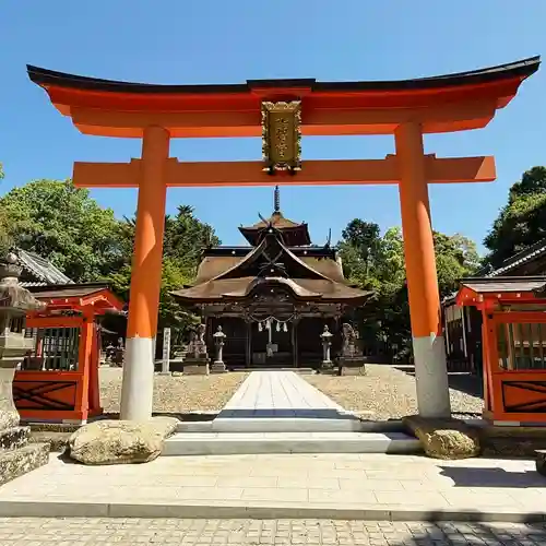 柏原八幡宮の鳥居