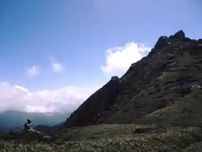 益救神社奥宮の景色