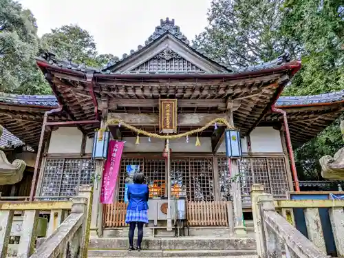 足見田神社の本殿・本堂