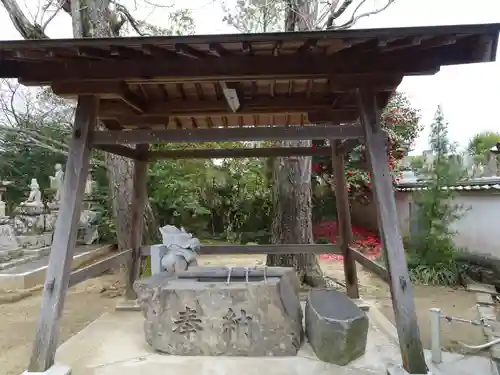 西教寺の手水舎