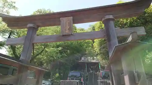 高尾山麓氷川神社の鳥居