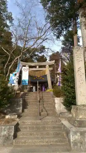 鏡石鹿嶋神社の鳥居