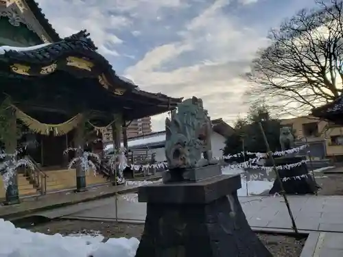 高岡関野神社の狛犬