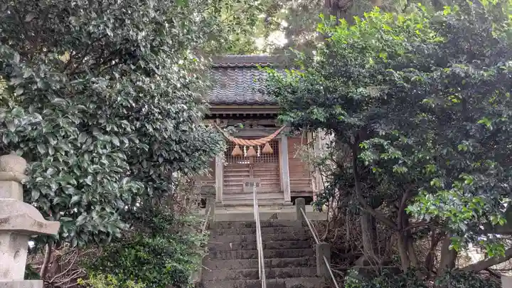 神明社(竹内天神堂古墳)の本殿・本堂