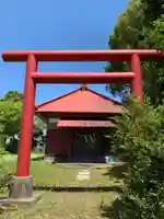 神社(名称不明)の鳥居