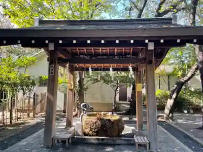 亀戸 香取神社の手水舎