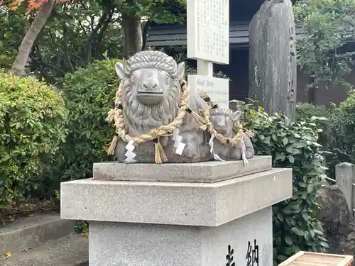 羊神社の狛犬