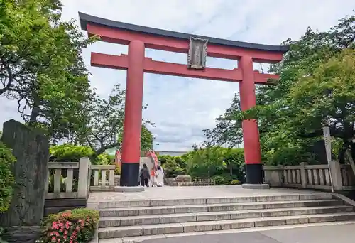 亀戸天神社の鳥居