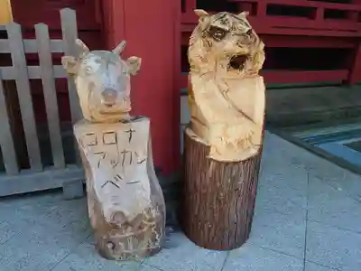 富士山東口本宮 冨士浅間神社の狛犬