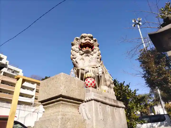 子之神社の狛犬