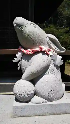 淡海國玉神社の狛犬