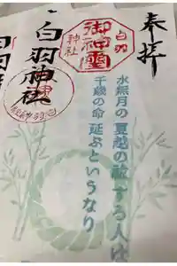 白羽神社の御朱印
