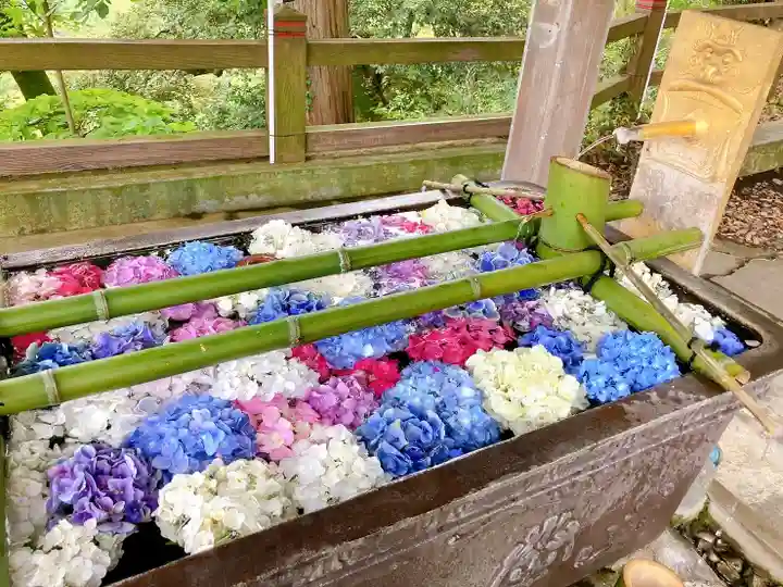 唐澤山神社の手水舎