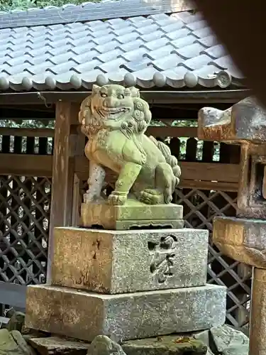 関蝉丸神社下社の狛犬