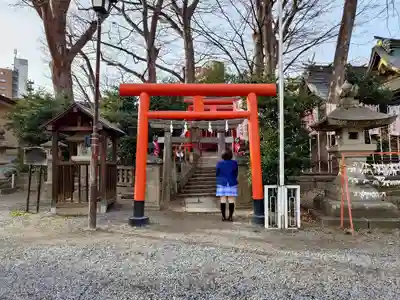 安積國造神社の鳥居