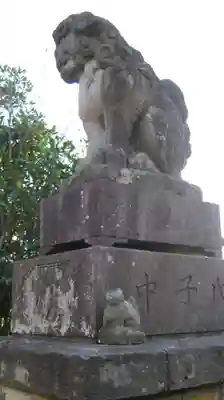 鏡日吉神社の狛犬