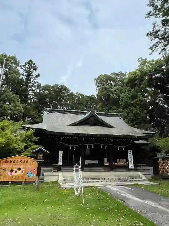 朝日森天満宮の本殿・本堂