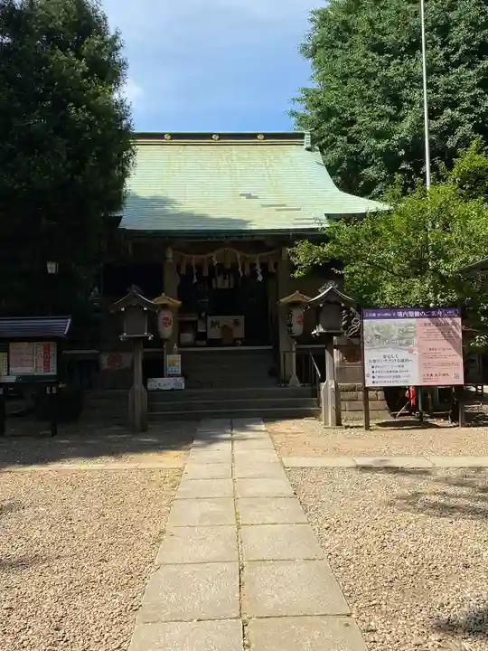 上目黒氷川神社の本殿・本堂