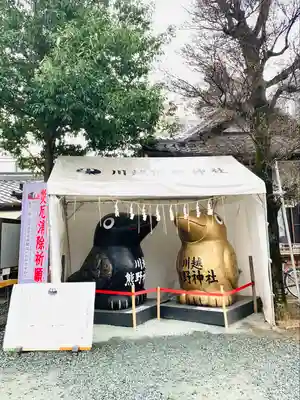 川越熊野神社の狛犬