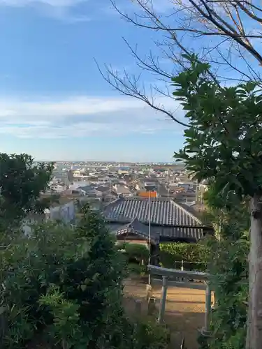 海静寺の景色