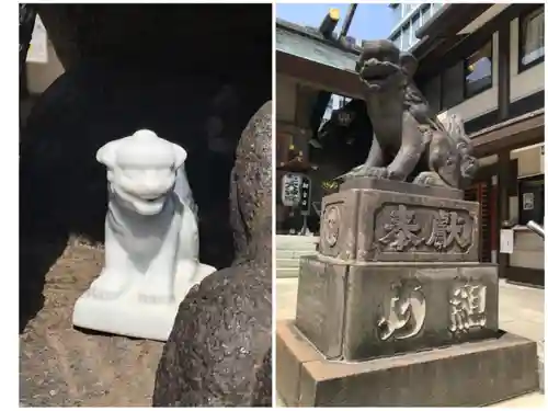 芝大神宮の狛犬