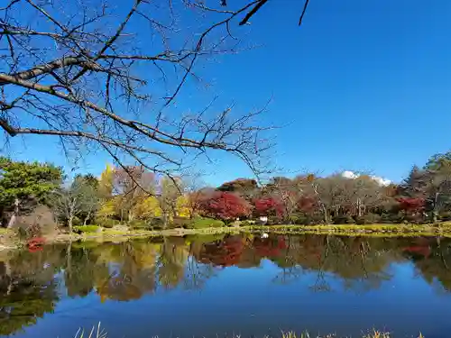 緑水神社の庭園