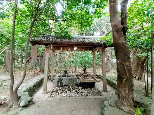 明星神社の手水舎