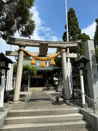 奥田神社の鳥居