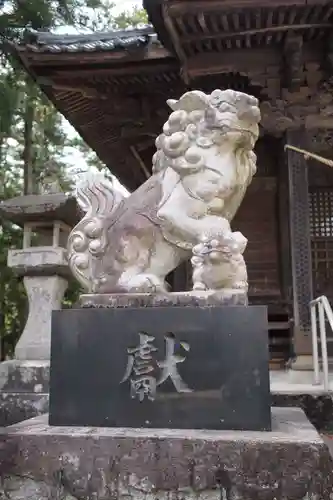 末野神社の狛犬