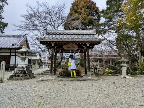 五箇神社の手水舎