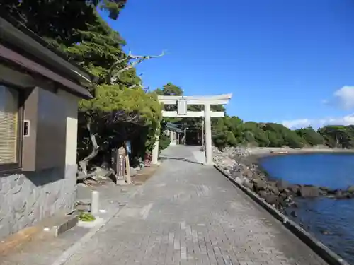 大瀬神社の鳥居