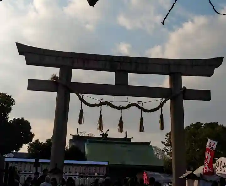 難波大社 生國魂神社の鳥居