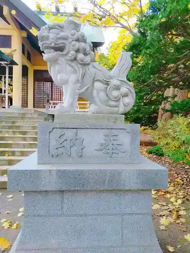 月寒神社の狛犬