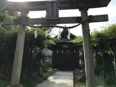 三条八幡宮の鳥居