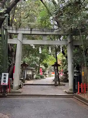 道野辺八幡宮の鳥居