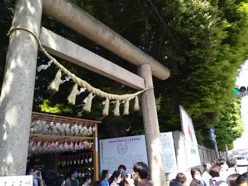 川越氷川神社の鳥居