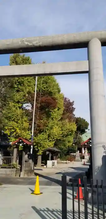 上平井天祖神社の鳥居