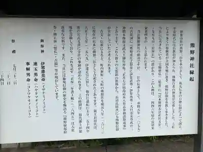 熊野神社の歴史