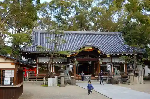 杭全神社の本殿・本堂