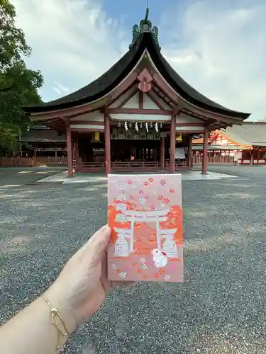 津島神社の御朱印帳