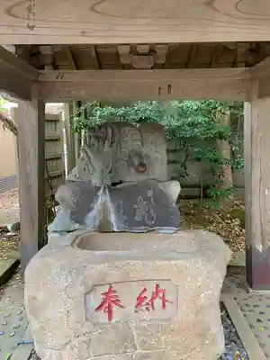 銚港神社の手水舎