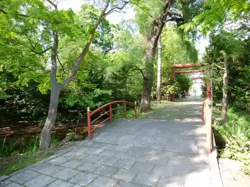 永山神社の庭園