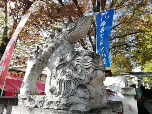大鳥神社の狛犬