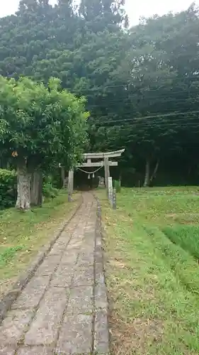 運難神社の鳥居