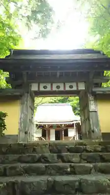 寂光院の山門・神門