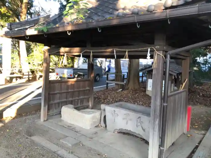 伊勢田神社の手水舎