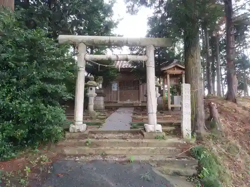 白山神社の鳥居