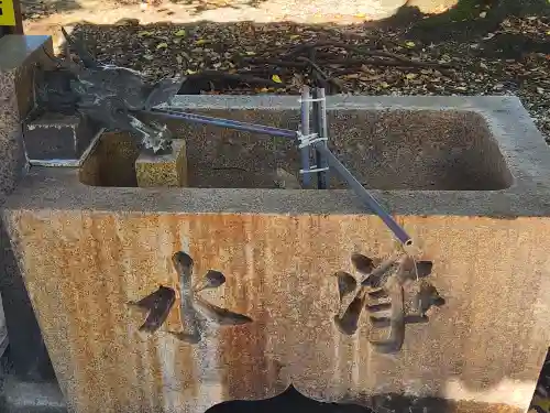 本土神社の手水