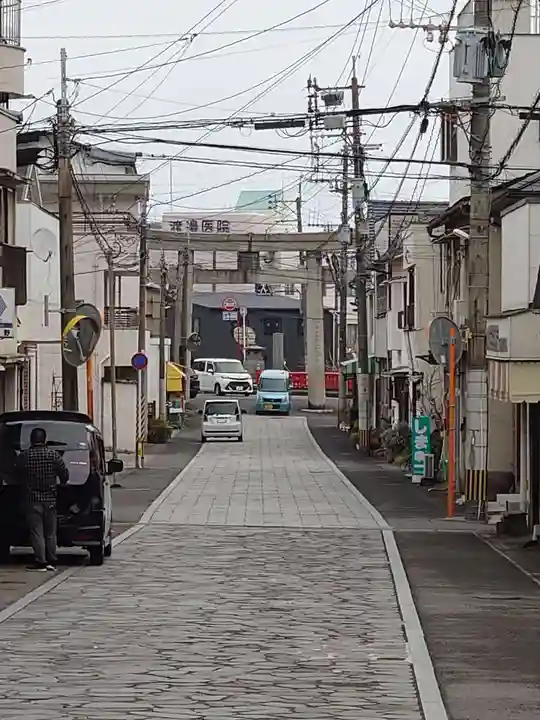 八幡朝見神社の景色